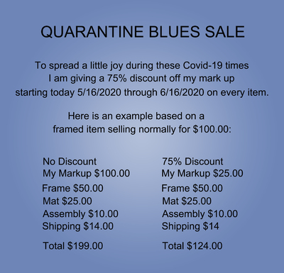 Quarantine Blues Sale
